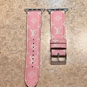 Pink Unbranded Watch Band 45 MM